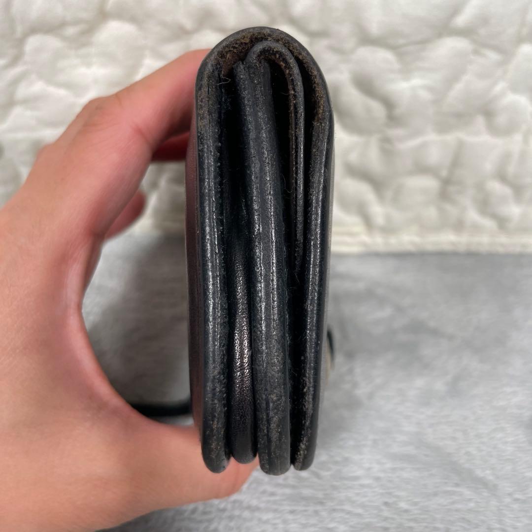 goro's ゴローズ　コンチョ付き 角型 小銭入れ ケース ブラック