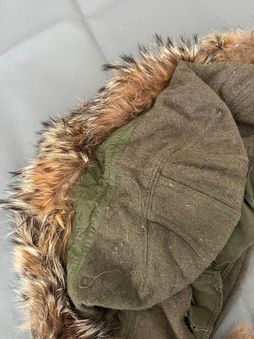 M-51 モッズコート用フード　縞