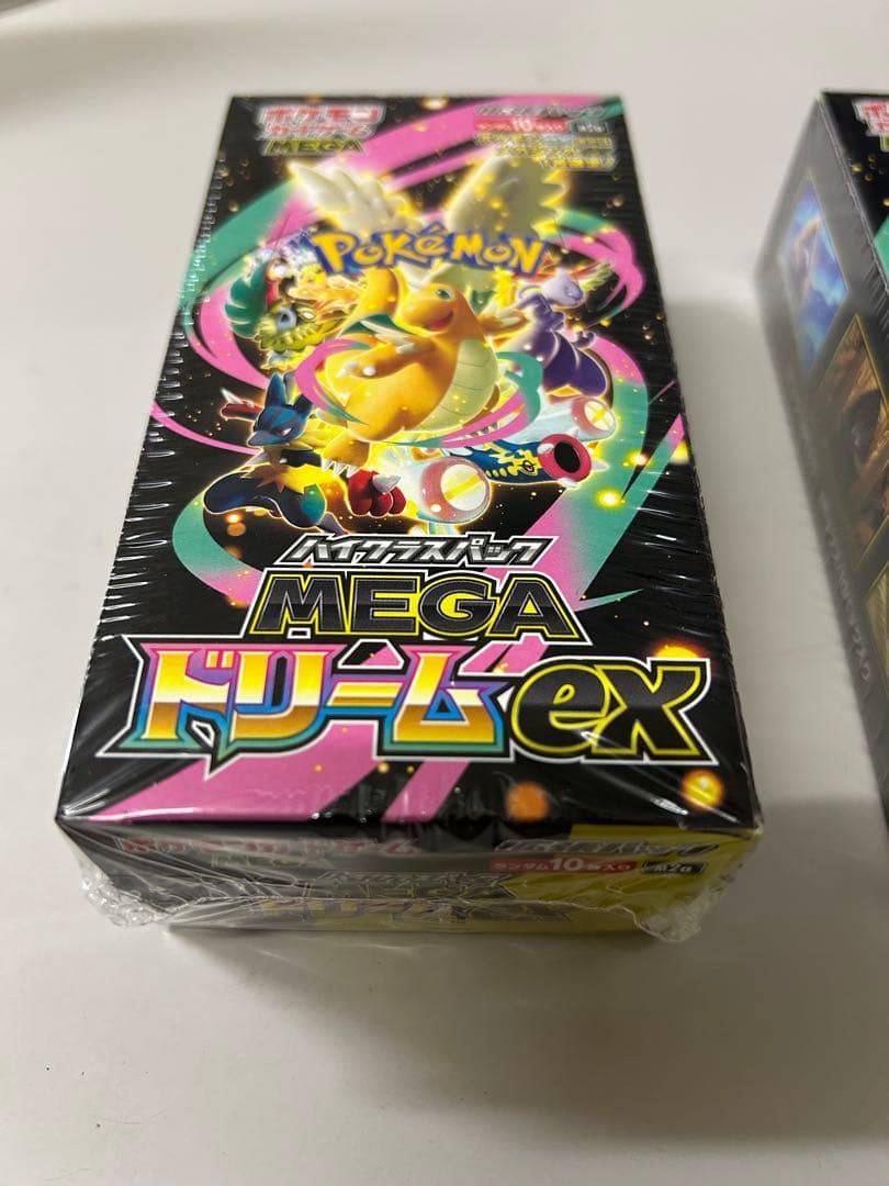 【新品未開封品】ポケモンカードゲーム　メガドリームex 2BOX シュリンク付き