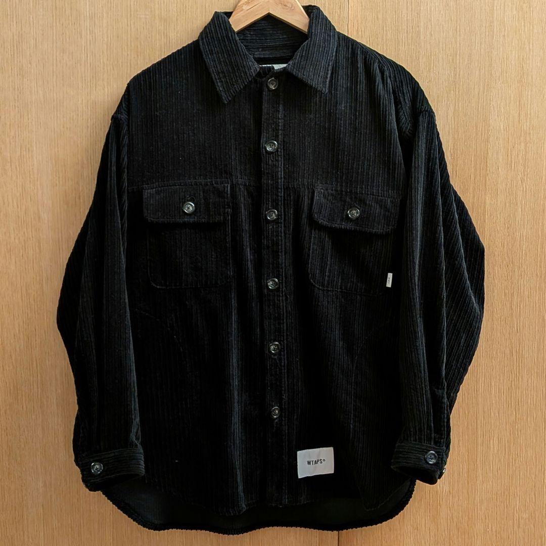 WTAPS WCPO LS CORDUROY SHIRT ブラック