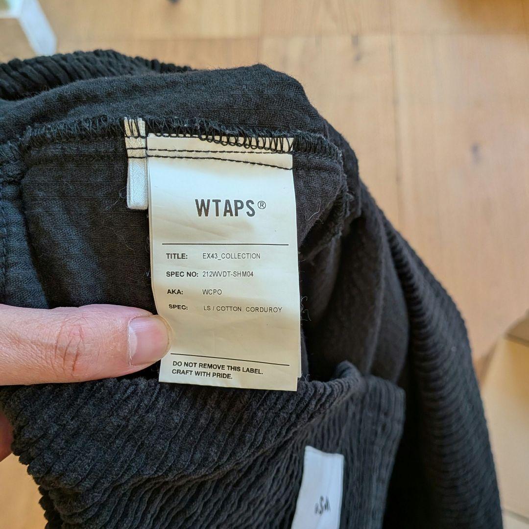 WTAPS WCPO LS CORDUROY SHIRT ブラック