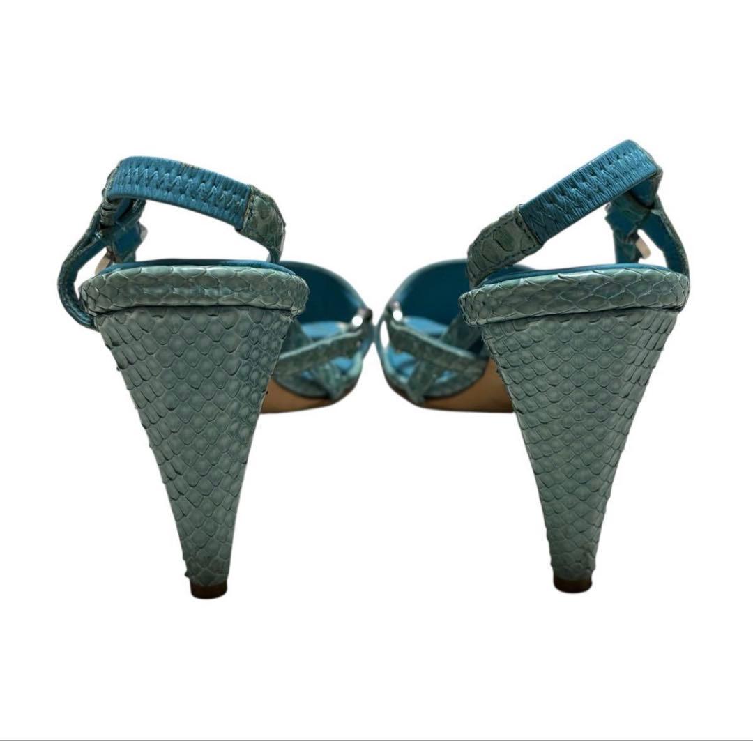 CHANEL シャネル ココマーク スタッズ サンダル 37 1/2