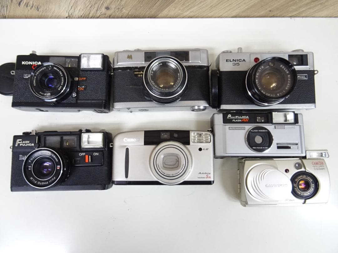 シ*読様 岡042 カメラ 7点 まとめ売り キャノン ミノルタ オリンパス コ