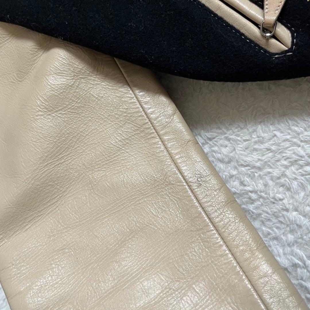 Burberry Blue Label フード付きスタジャンノバチェック 38