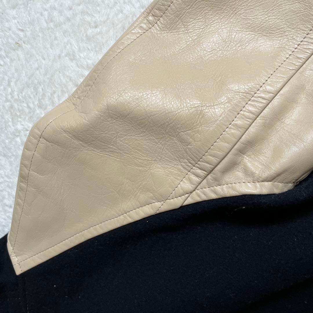 Burberry Blue Label フード付きスタジャンノバチェック 38