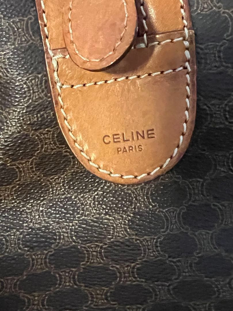 CELINE セリーヌ ボストン型 マカダム 総柄 ミニボストン
