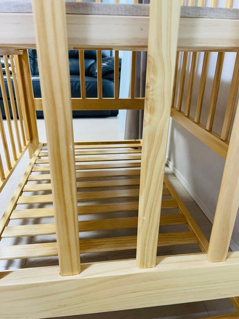 【KATOJIカトージ】ハイシートベビーベッドII レギュラーサイズ