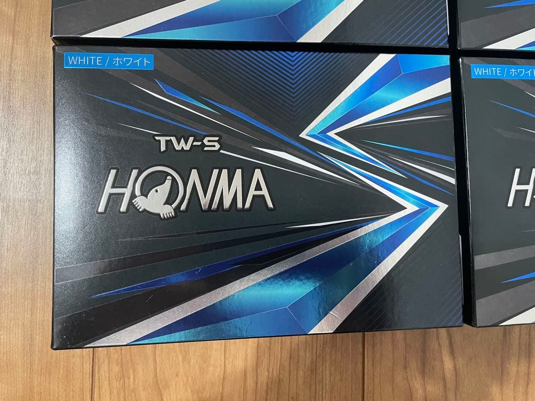 新品ゴルフボール★HONMA TW-S★6箱+おまけ3すりーブ
