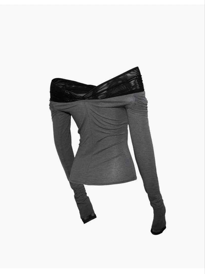 トップス Theredthread S twist off shoulder tops