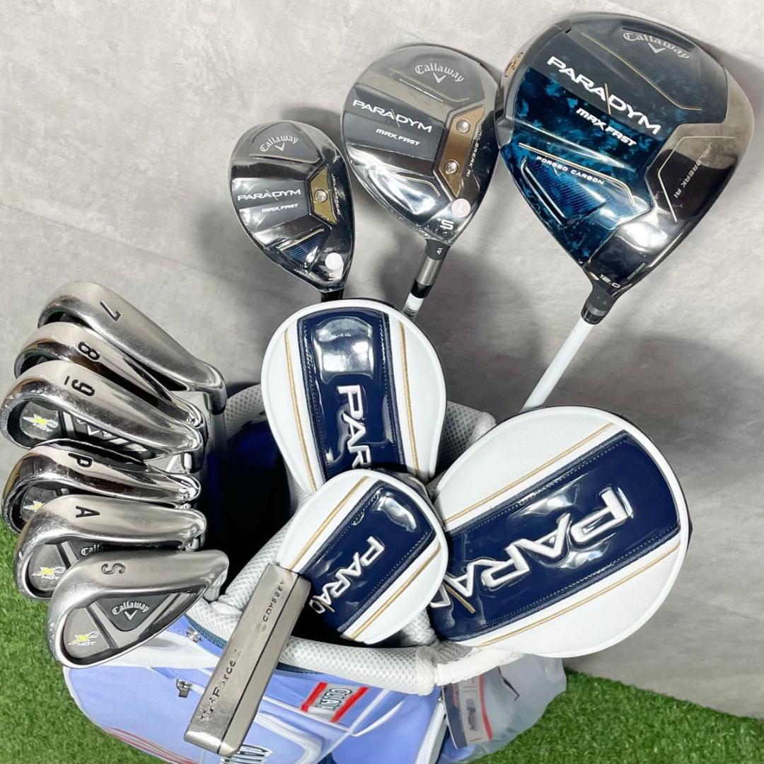 【バッグ新品】キャロウェイ パラダイム ゴルフクラブ　1w無し