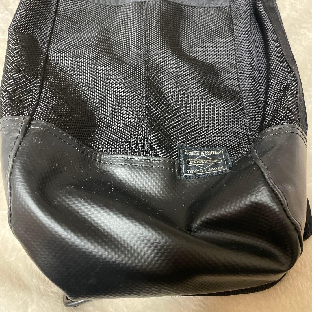 【極美品】PORTER　HEAT　スリングショルダーバッグ　マグライト付