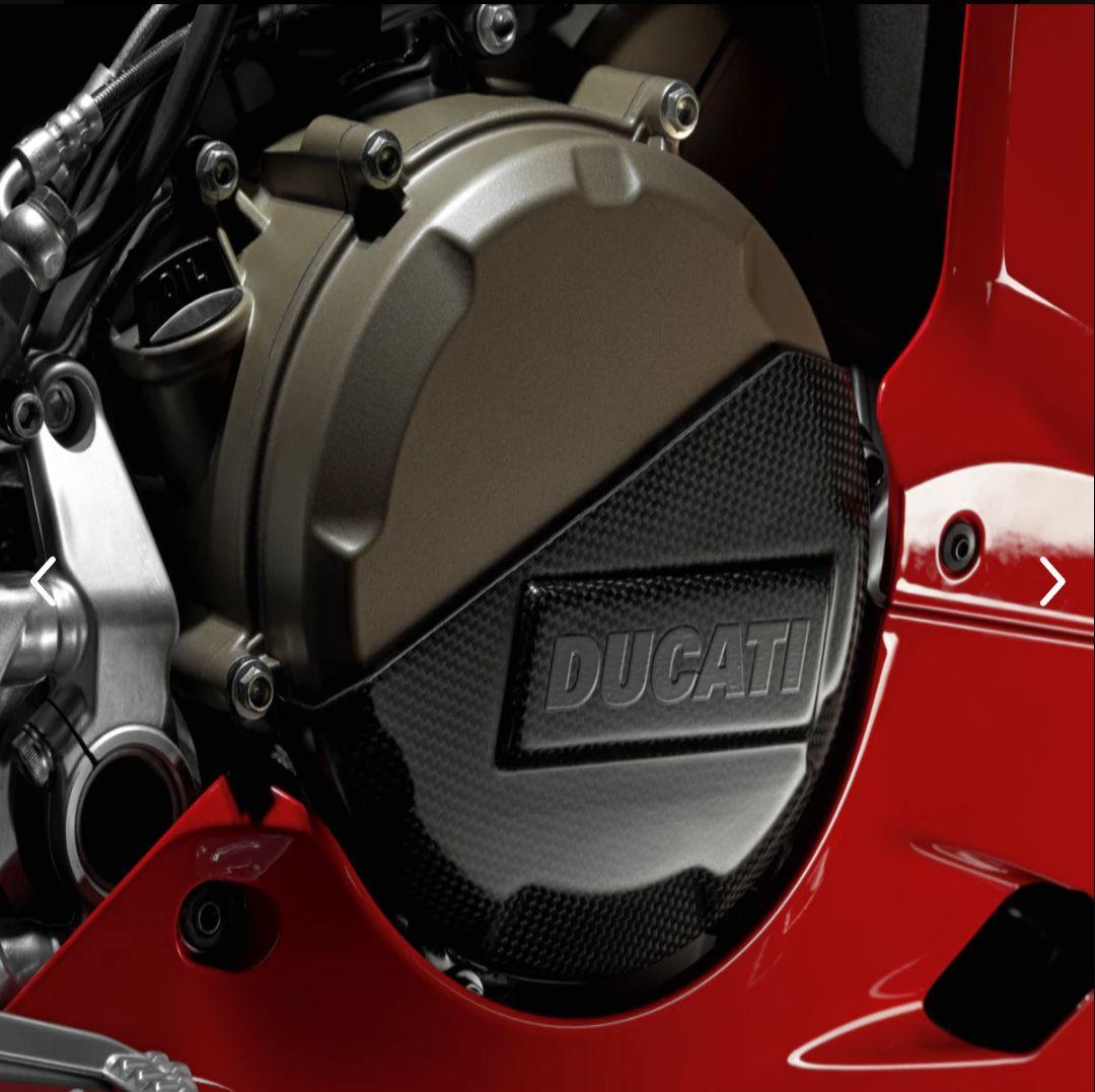 DUCATI純正 カーボン製クラッチカバー用プロテクション 96451011B