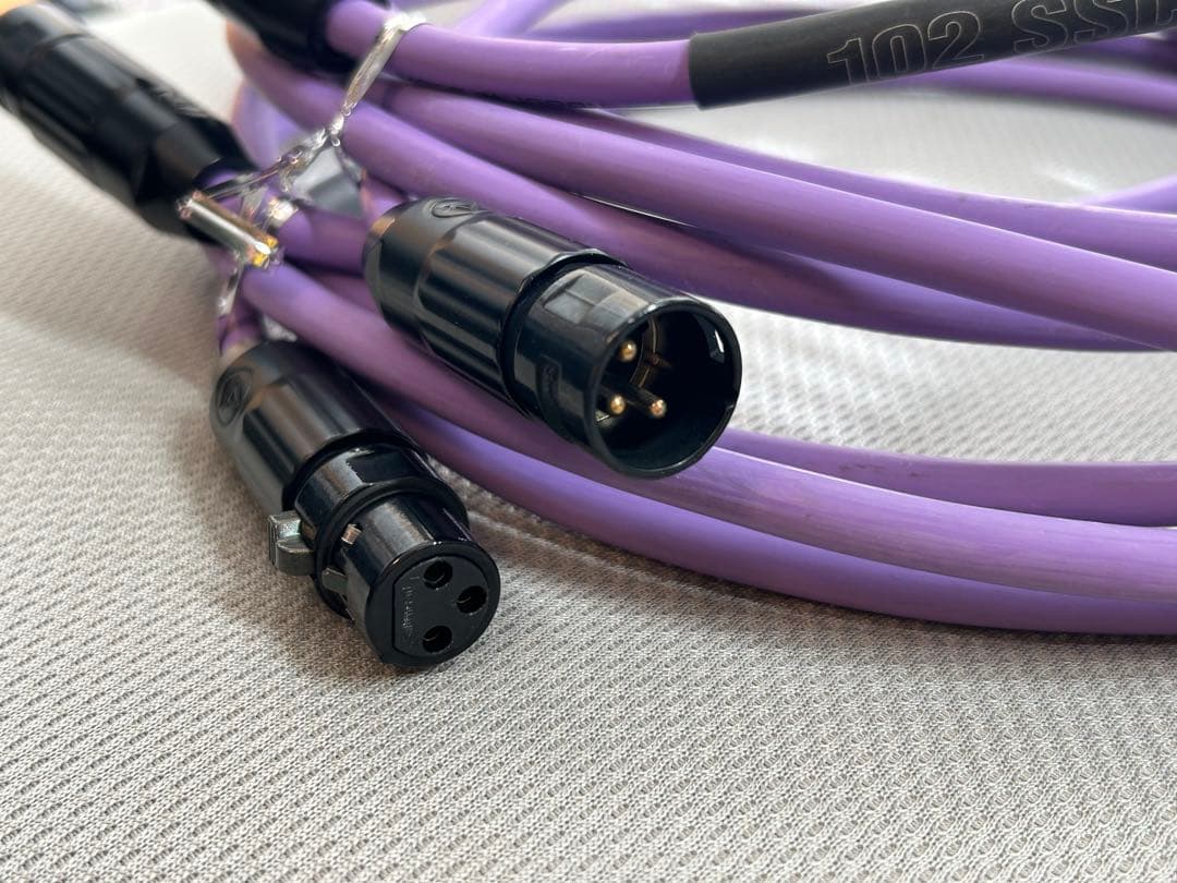 【美品】OYAIDE/高級XLRケーブル 3m 2本