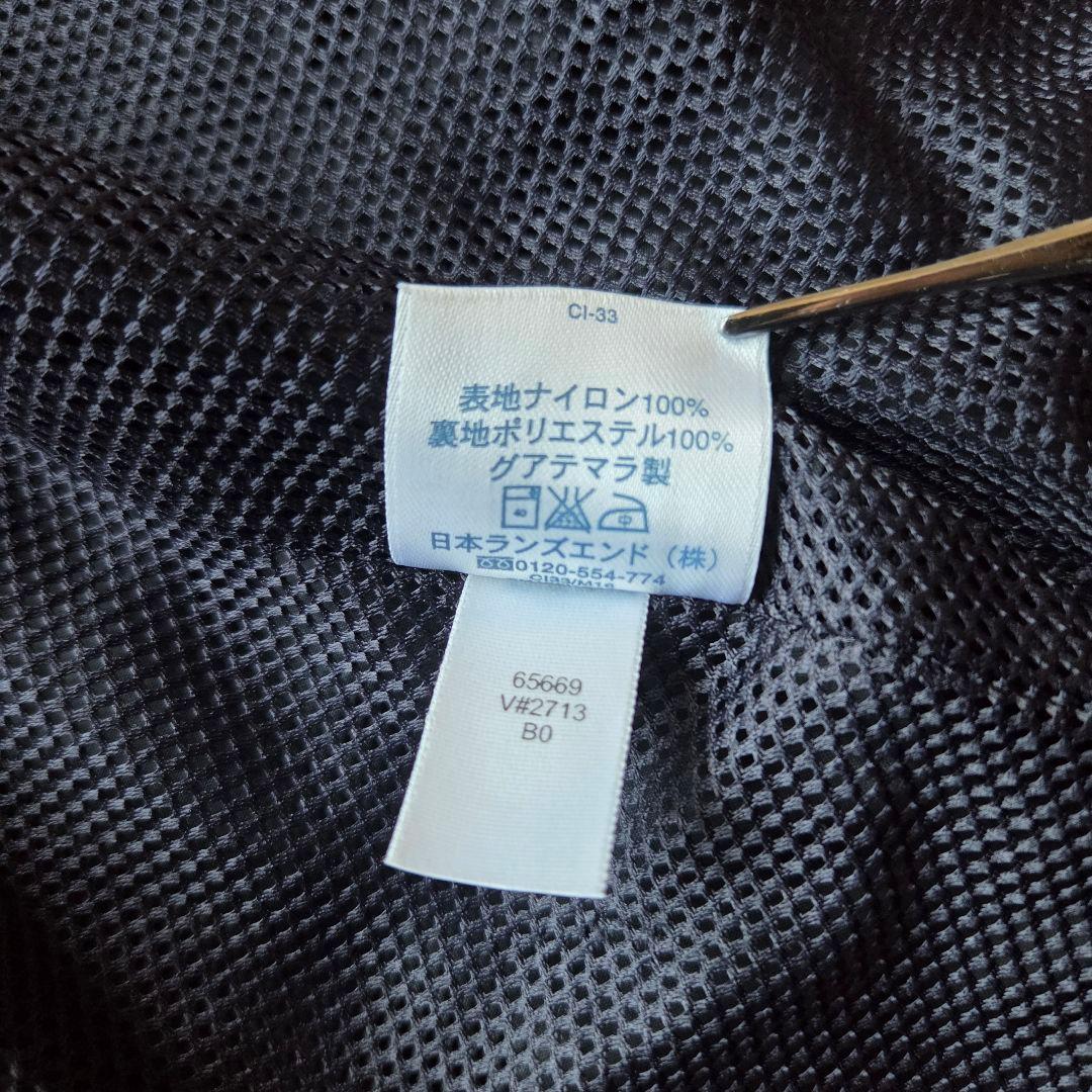 美品 LAND'S END ナイロン ジャケット ブラック M 90s 短丈