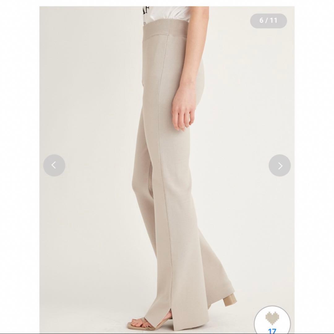 SNIDEL 完売商品！新品未使用品　フレアニットパンツ