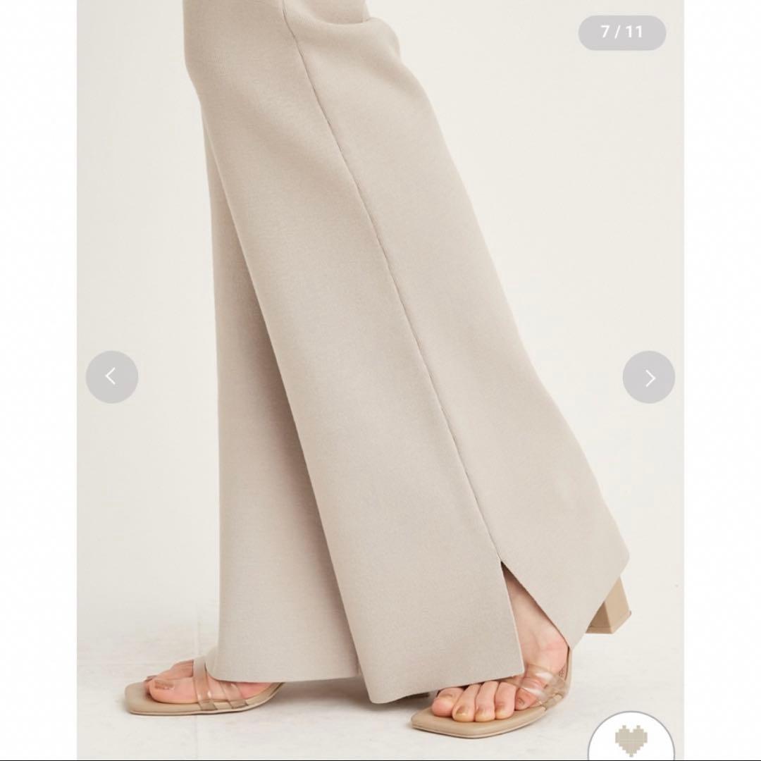 SNIDEL 完売商品！新品未使用品　フレアニットパンツ