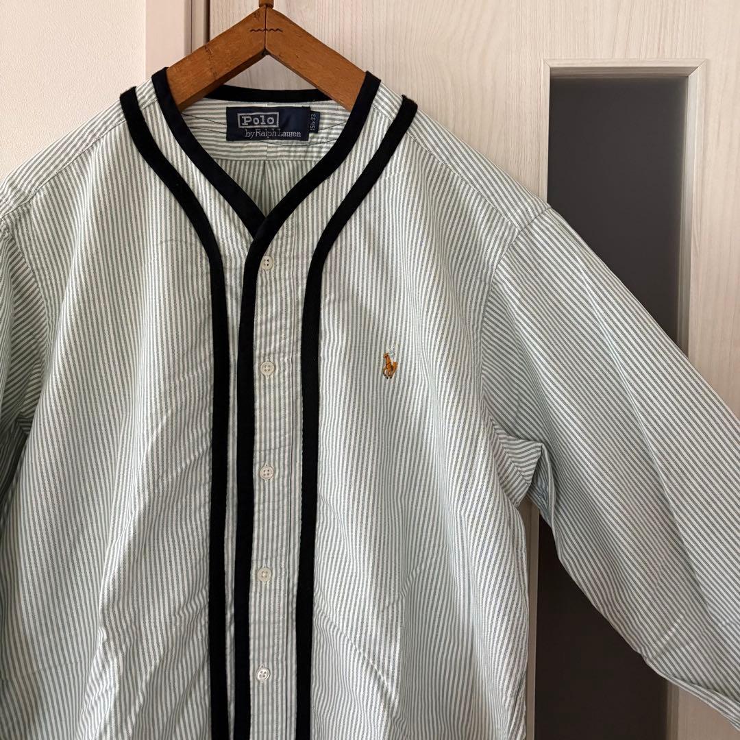 【レア】90s ビンテージ ポロ ラルフローレン ベースボールシャツ