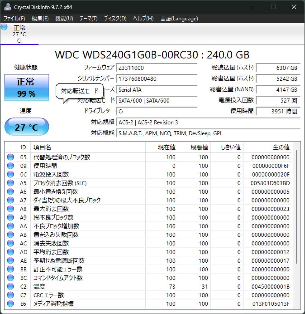 ツクモ 第8世代 i5-8250U 8GB/240GB フルHD Win11