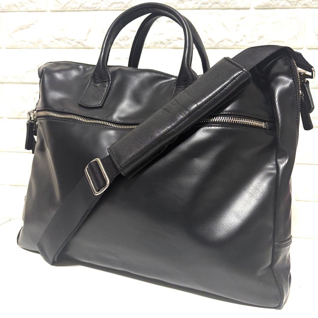 美品 PORTER 2way ビジネスバッグ ブリーフケース 吉田カバン 黒