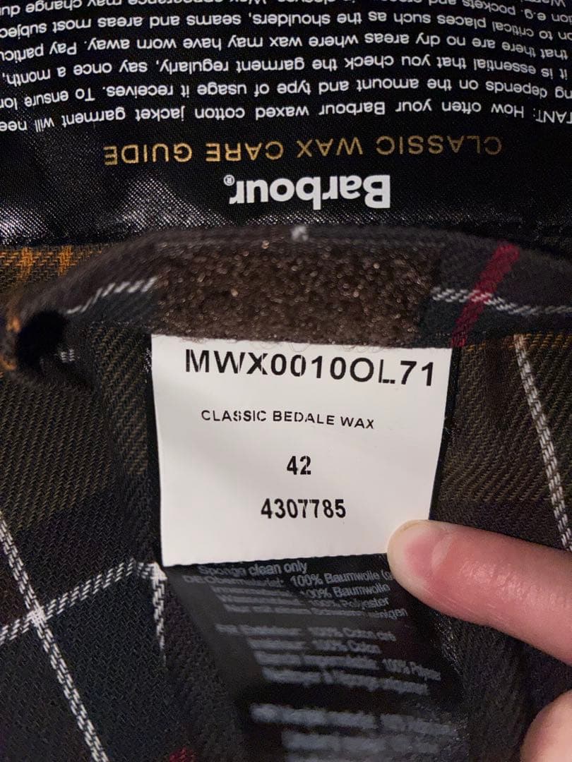 Barbour Classic Bedale ジャケット