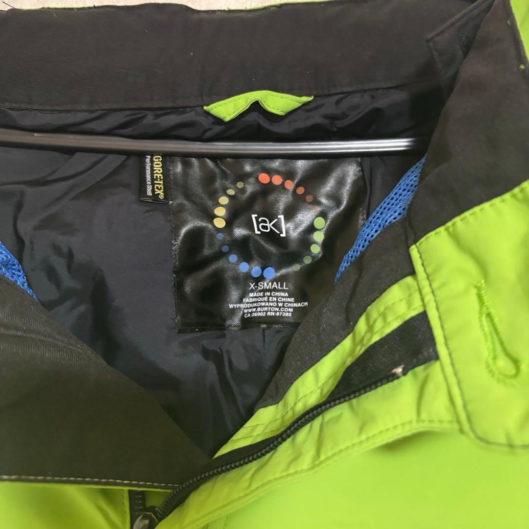 Burton ak GORE-TEX スノーボードパンツ グリーン XS