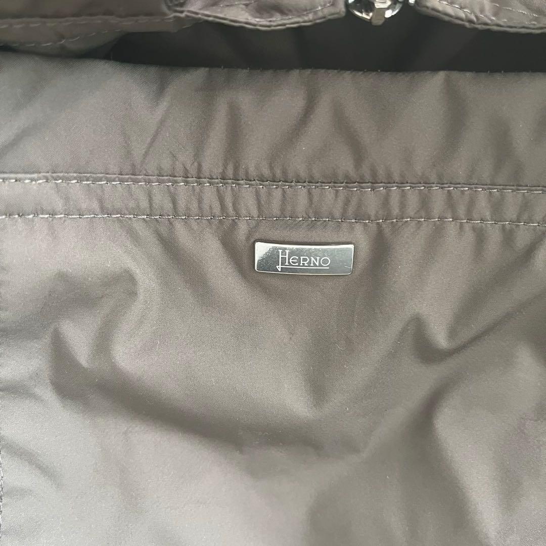 未使用美品♡ヘルノ ナイロンコート モッズコート ロング フード カーキ 46