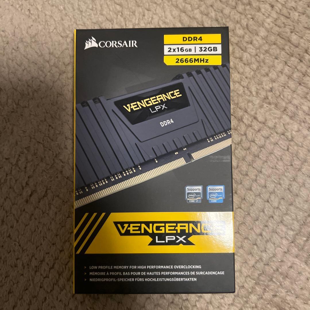 未開封 Corsair DDR4-2666MHz 32GB [16GB×2枚]