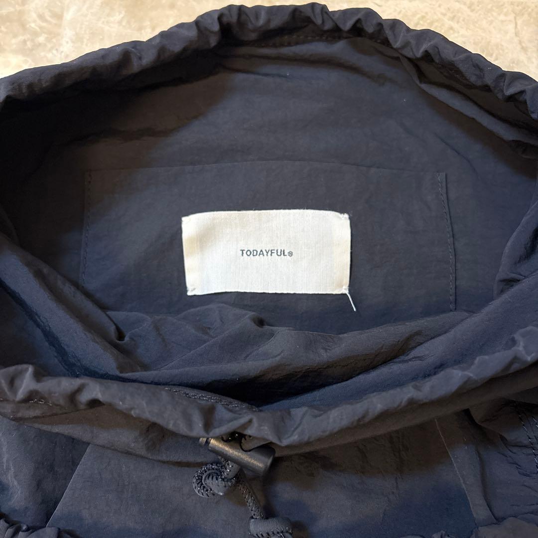 【未使用品】TODAYFUL Nylon Gather Bag リュック 黒