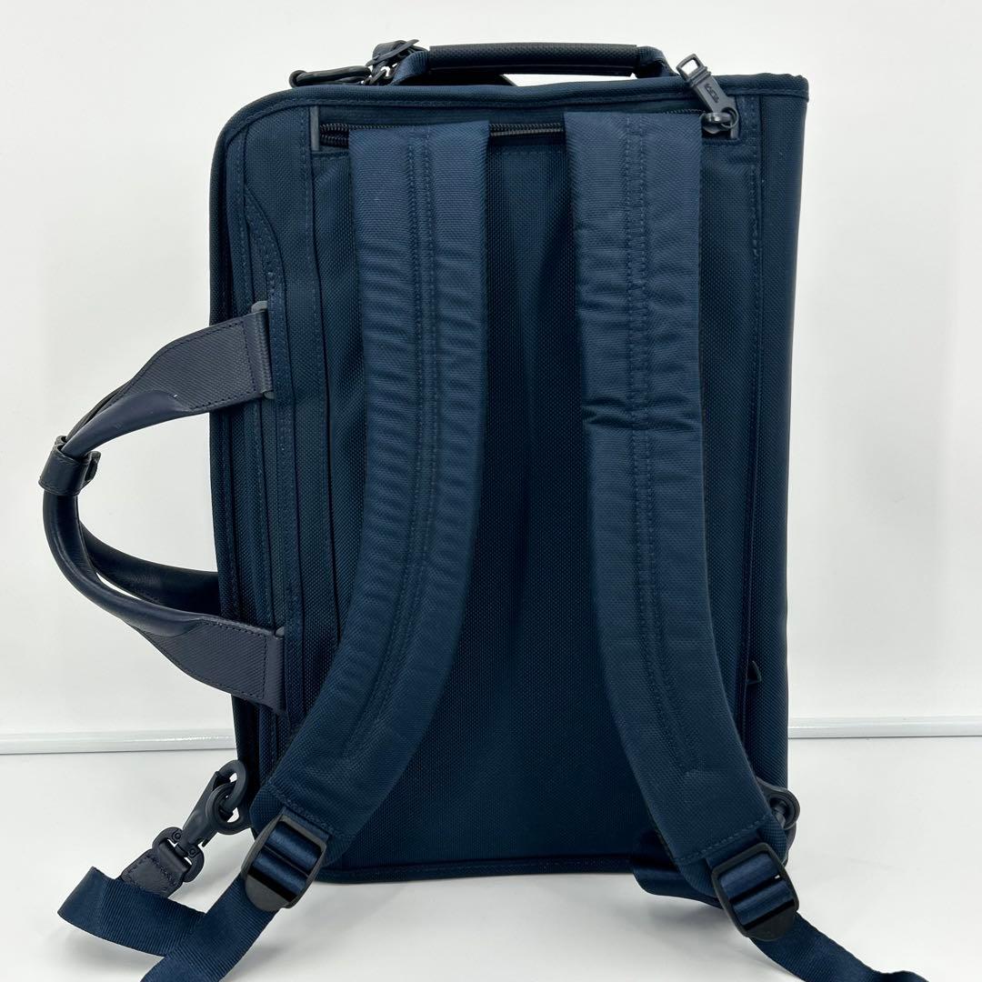 極美品✨トゥミ シップス アルファ3 3way ビジネスバッグ リュック 紺色