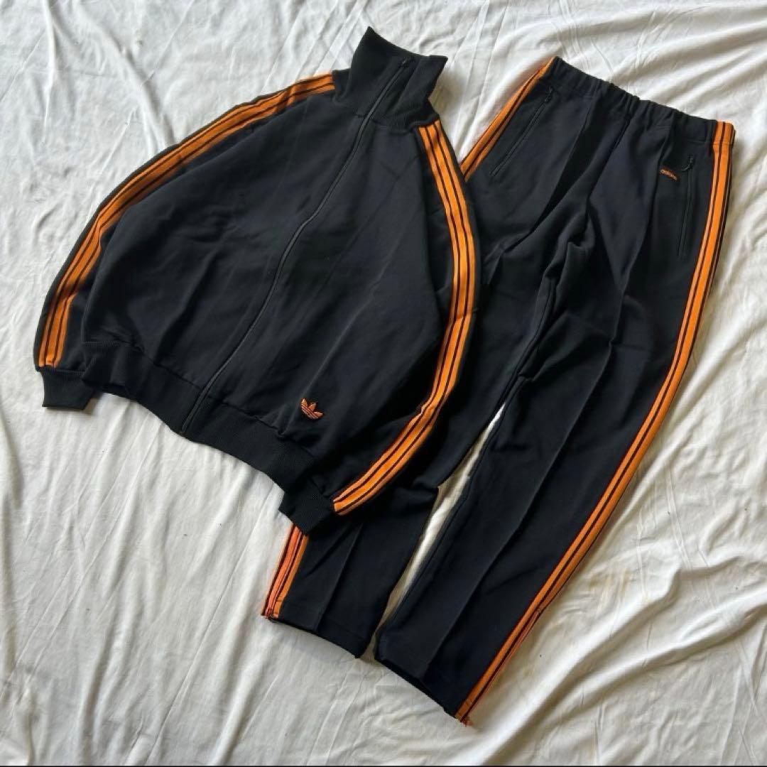 80's adidas ジャージ上下セット トラックジャケット　サイズ2