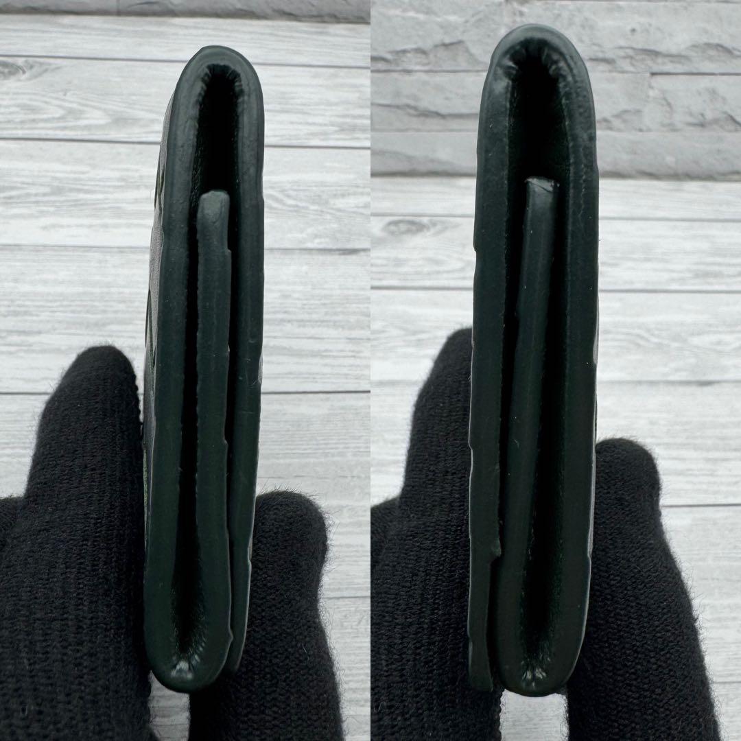 【美品】BOTTEGA VENETA　ケース　イントレチャート　グリーン