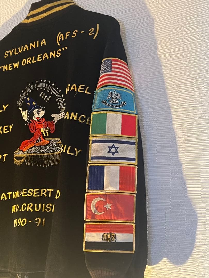 80s 90s ビンテージ スーベニア　ツアージャケット　スカジャン　Big