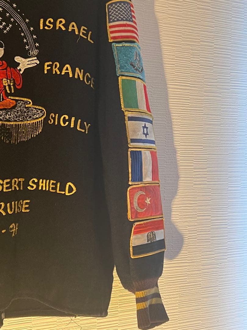 80s 90s ビンテージ スーベニア　ツアージャケット　スカジャン　Big