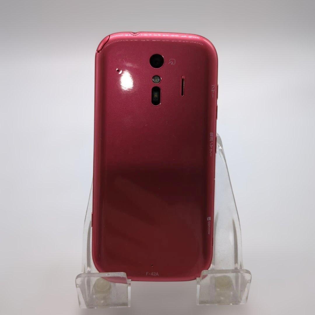 らくらくスマートフォン F-42A　ピンク