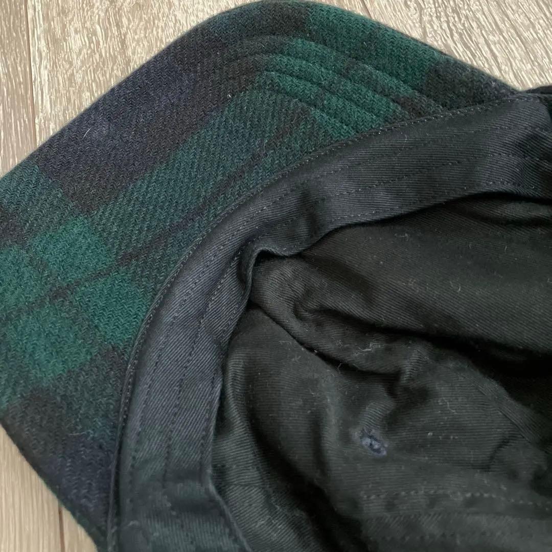 Polo Ralph Lauren ブラックウォッチ ウールキャップ チェック柄
