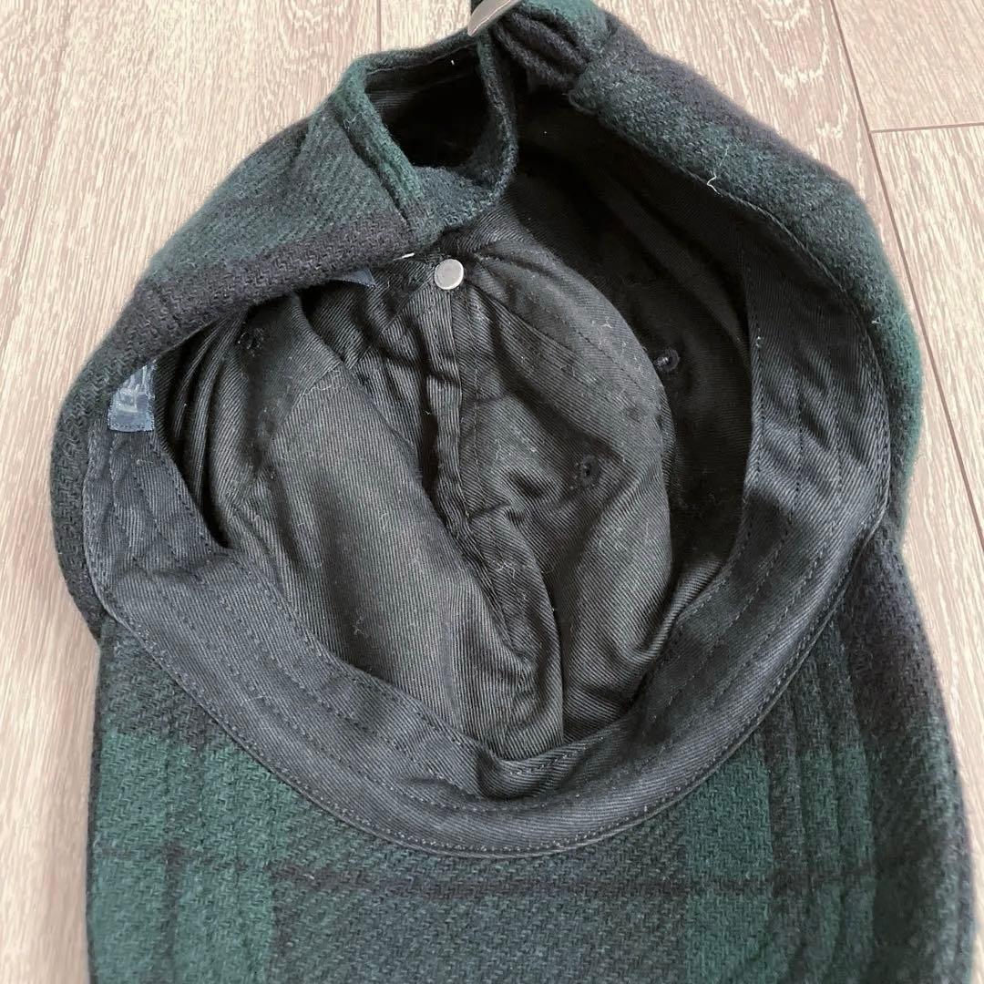 Polo Ralph Lauren ブラックウォッチ ウールキャップ チェック柄
