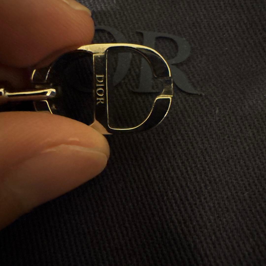 Dior ブレイドレザー ダブルブレスレット　編み込み　ブラック