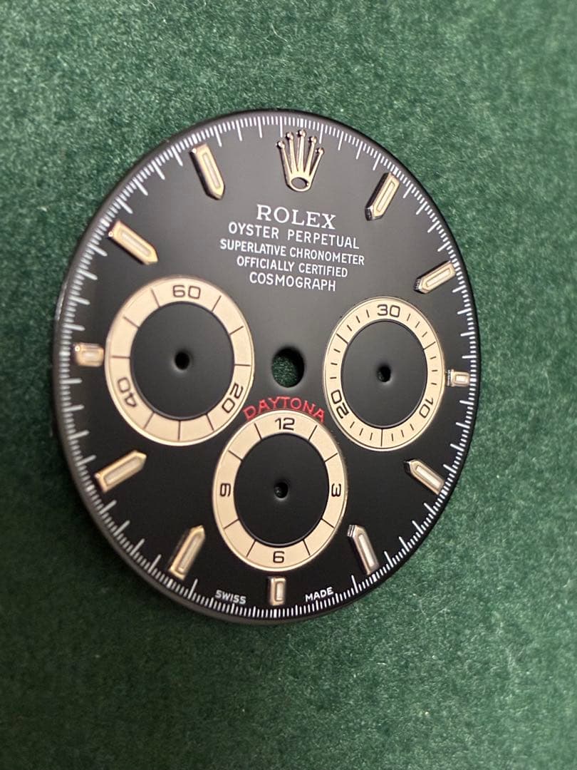 M*c様 ROLEX デイトナ16520 A品番用ブラックダイヤル