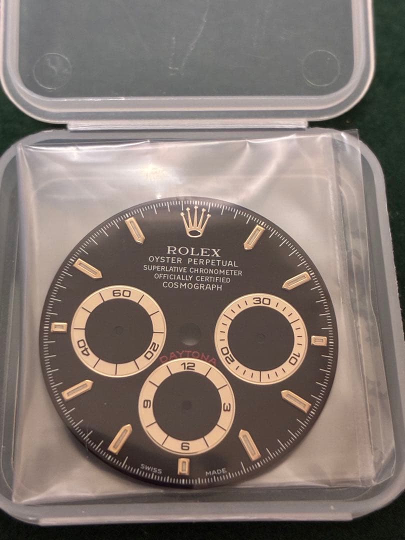 M*c様 ROLEX デイトナ16520 A品番用ブラックダイヤル