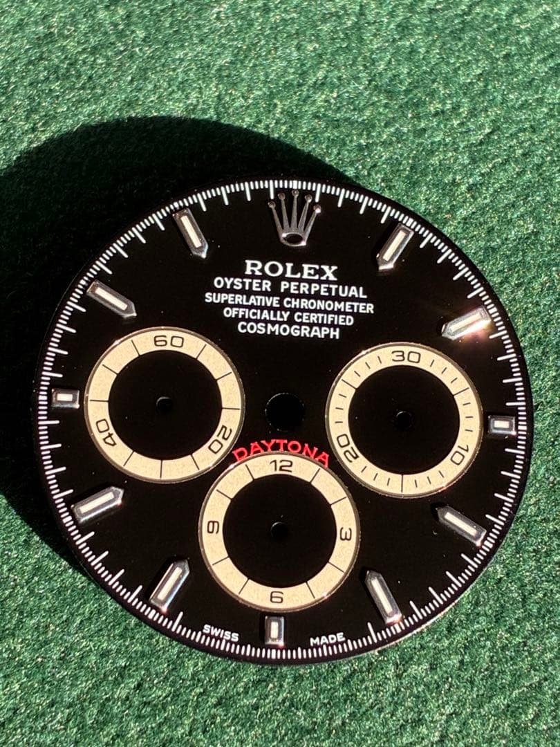 M*c様 ROLEX デイトナ16520 A品番用ブラックダイヤル