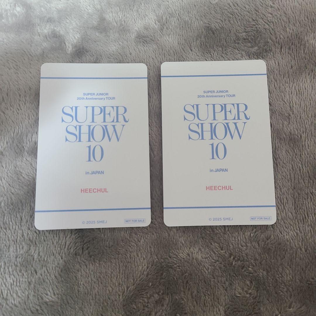 SUPER JUNIOR SUPER SHOW 10 ヒチョル トレカ セット