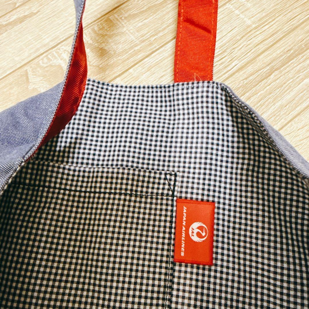 【新品未使用】 限定ファミリア×JALコラボ デニムトートバッグ レッスンバッグ