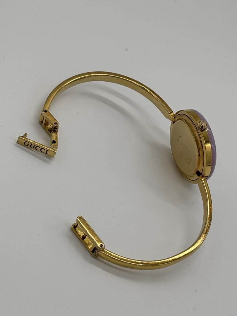 【美品】グッチ チェンジベゼル 12色 クォーツ【11/12】純正ベルト 稼働品