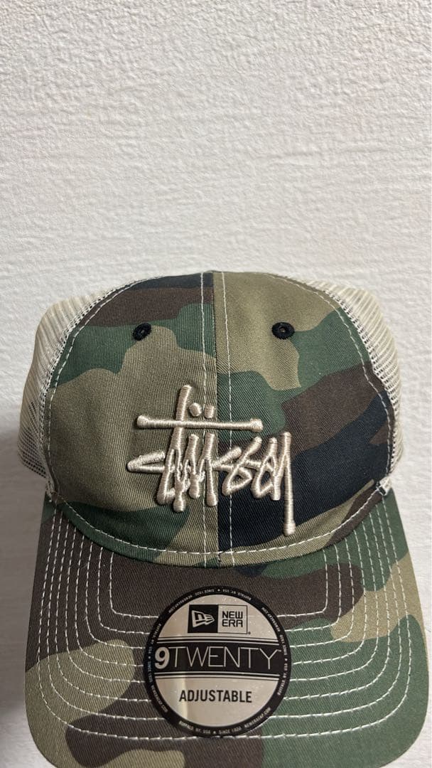 Stussy 迷彩 トラッカーキャップ 9TWENTY