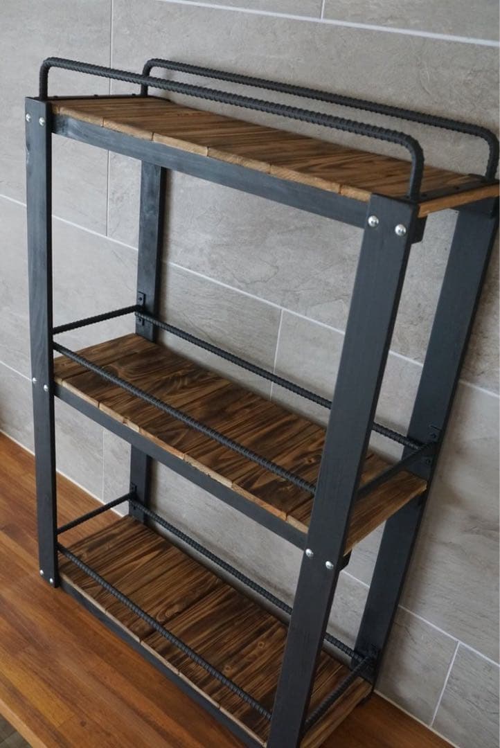 「新作」ウィスキーワゴン　落下防止完全版　男前　インダストリアル