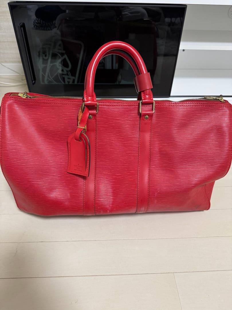 Louis Vuitton エピレザー キーポル50 ボストンバッグ