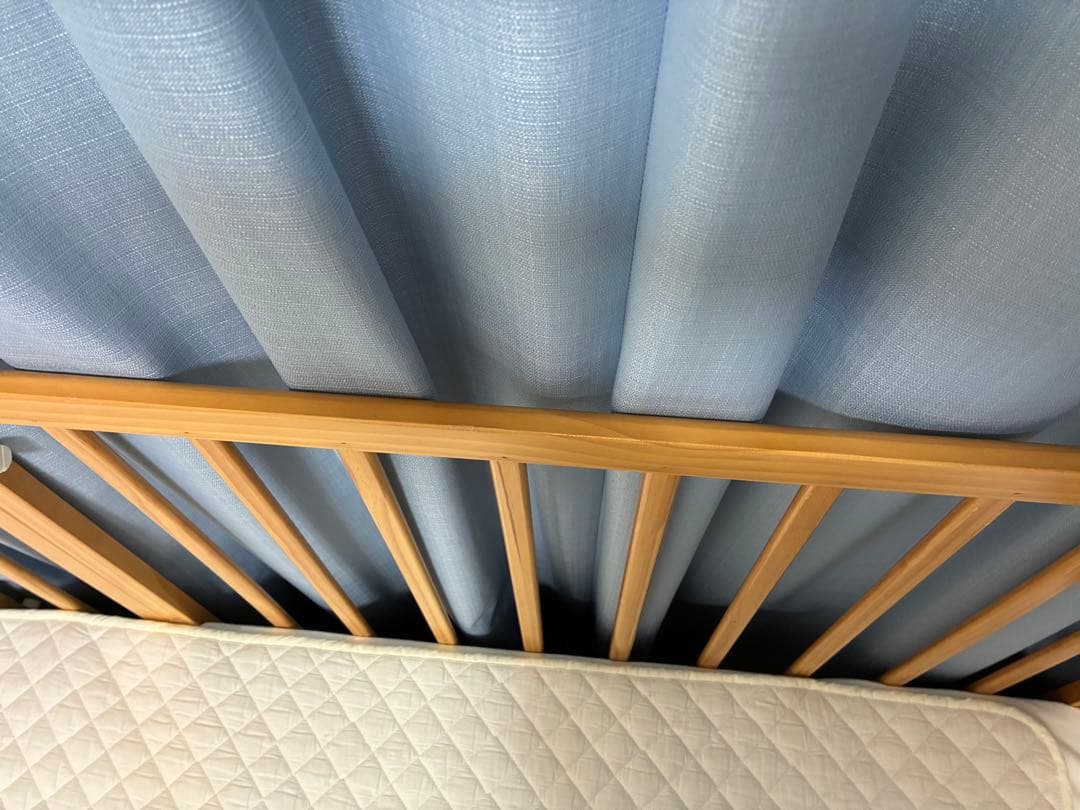 そいねーる + ロング (マットレス付)ナチュラル ベビーベッド　大和屋