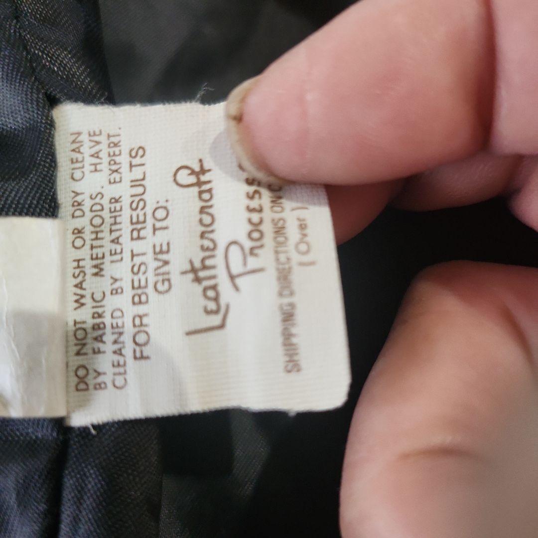 黒 レザー シングルライダースジャケット 38