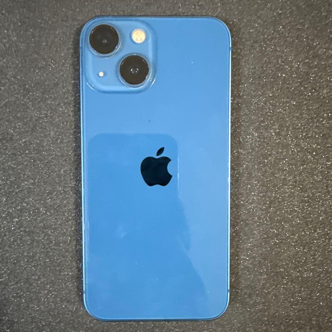 【美品】Apple iPhone 13mini 128GB 本体 ブルー