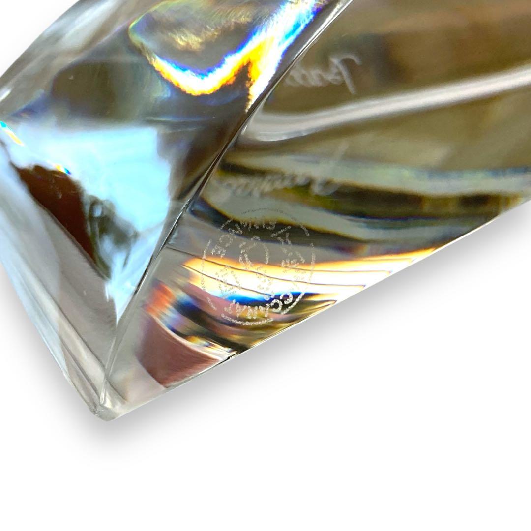 Ⴤ1093ꕤ美品 Baccarat バカラ クリスタル 置時計 アンティーク